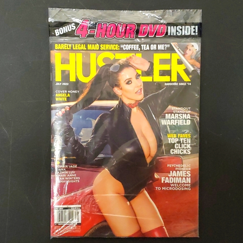 July 2022 - Hustler Magazine - Angela White - Sealed